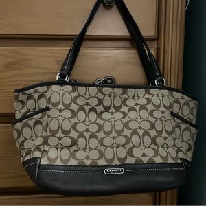 Coach Canvas Hobo Bag